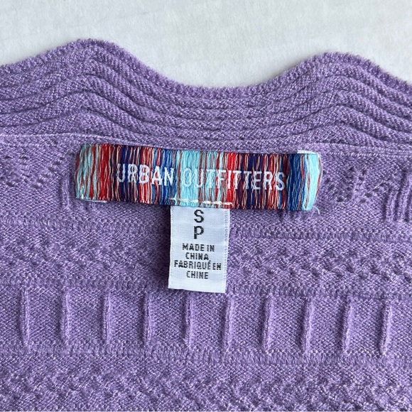 Urban Outfitters lilac knit crop sweater - Picture 3 of 5